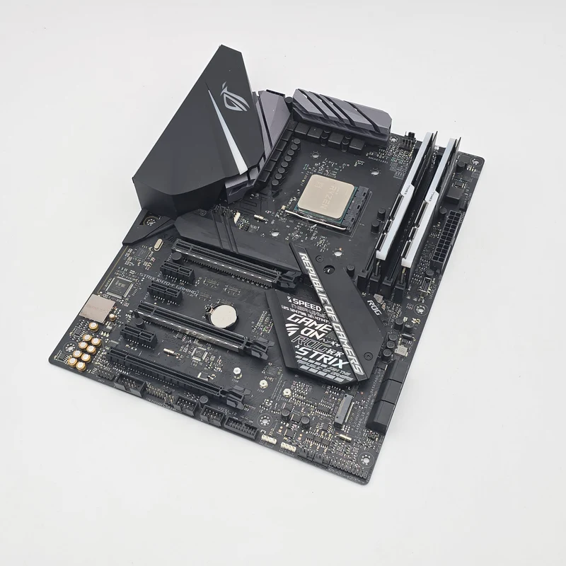 ASUS ROG STRIX X470-F Gaming Motherboard, AMD Ryzen 7 5800X, G.Skill Trident Z RGB 32GB DDR4, 3200MHz RAM Combo