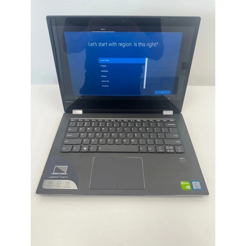Lenovo IdeaPad Flex 5-1470, 14" Touchscreen 2-IN-1, intel Core i7-7500 @ 2.7GHz (16GB RAM 256GB SSD + 1TB HDD) NVIDIA GEFORCE 940M, Backlit Keyboard, Windows 11