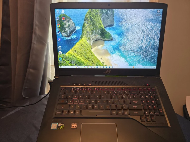 ASUS ROG STRIX GL703VD, 17.3" Gaming Laptop, Intel Core i7-7th Gen @ 2.8 GHz (32GB RAM, 1TB SSD) NVIDIA GTX 1050, RGB Keyboard, Windows 11
