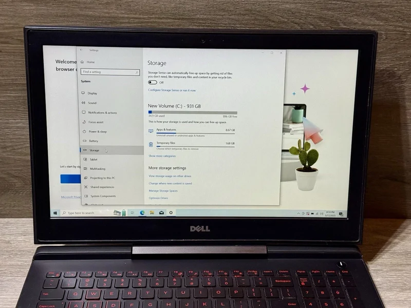 Dell Inspiron 15-7567 15.6" GAMING LAPTOP Intel Core i5-7300HQ (12GB RAM, 256GB SSD + 1TB HDD) NVIDIA GEFORCE GTX 1050 Ti Windows 11