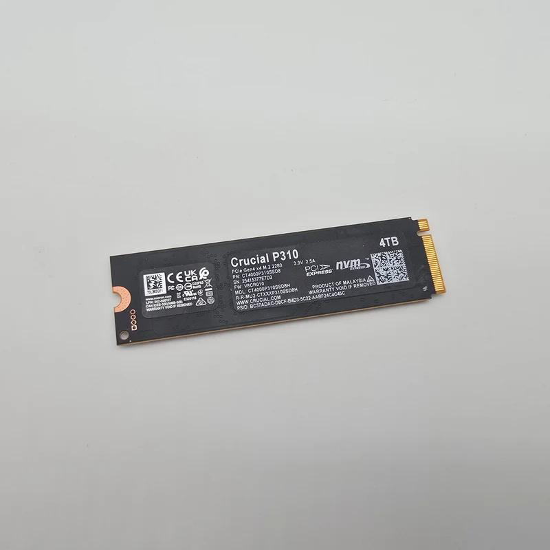 Micron Crucial P310 4TB, NVMe SSD Storage