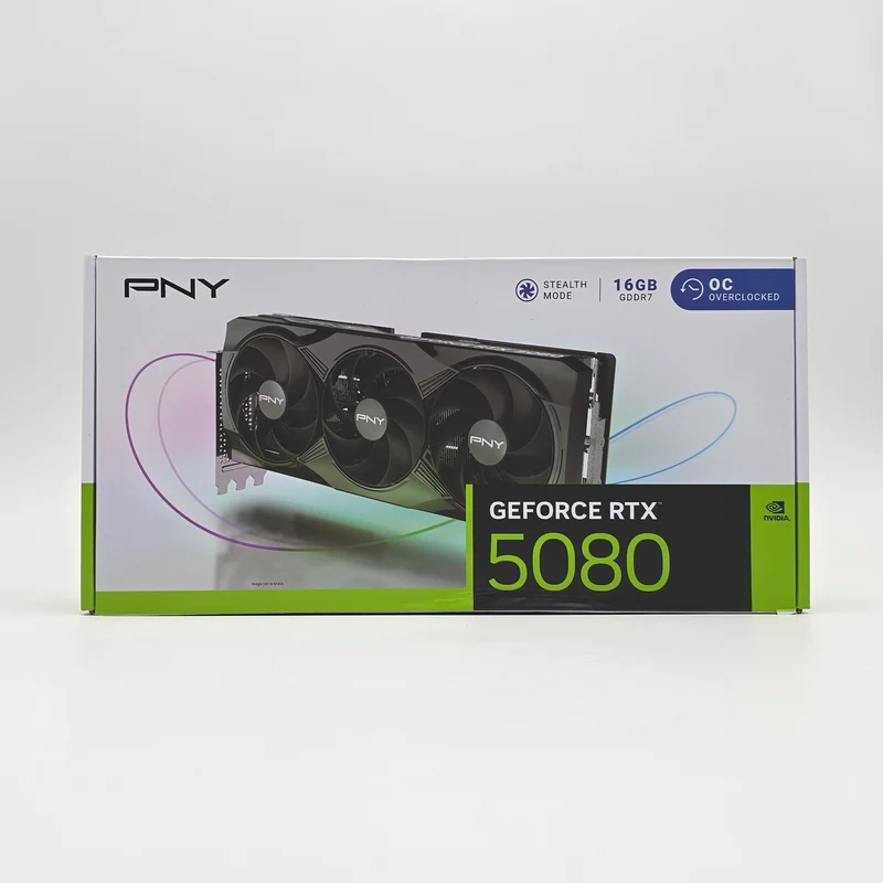 RTX 5080 PNY OC 16GB, NVIDIA Gaming Graphics Card GPU