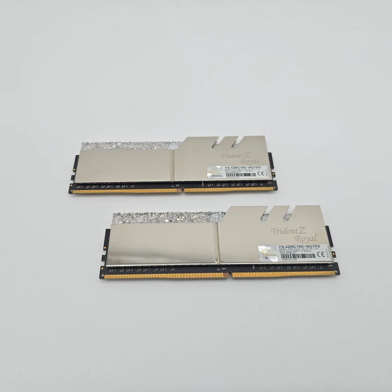 G.Skill Trident Z Royal 16GB DDR4, 3200MHz, CL16, Desktop Gaming Memory RAM (2x8GB)