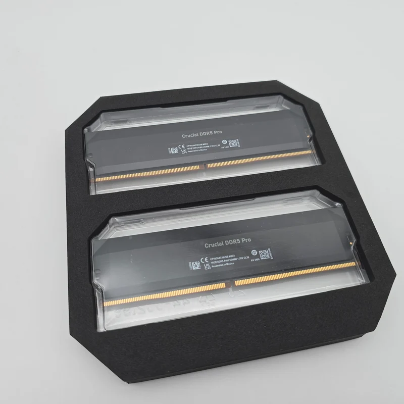 Micron Crucial Pro 32GB DDR5, 6400MHz, CL38, Desktop Gaming Memory RAM (2x16GB)