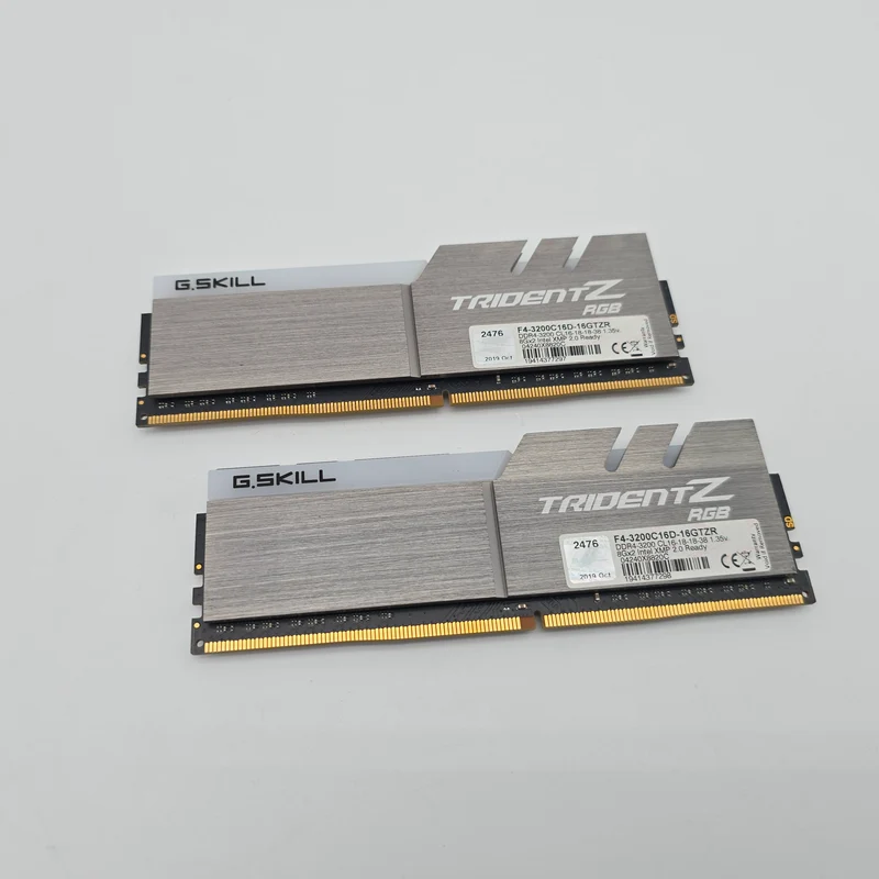 G.Skill Trident Z RGB 16GB DDR4, 3200MHz, CL16, Desktop Gaming Memory RAM (2x8GB)