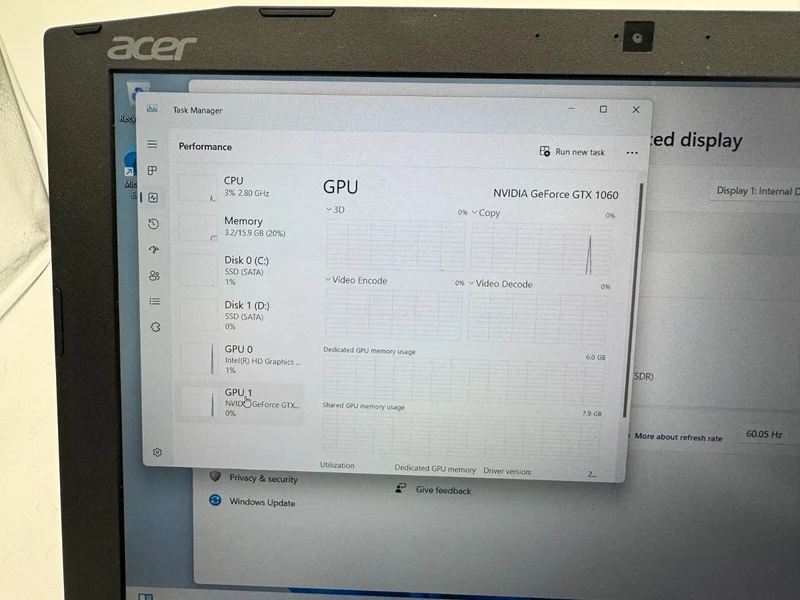 Acer Predator Helios 300 Flagship Top Performance 15.6" FHD Gaming Laptop PC, Intel Core i7-7700HQ @ 2.81 GHz Quad-Core (16GB DDR4, 256GB NVME) NVIDIA GeForce GTX 1060, Backlit Keyboard Windows 11