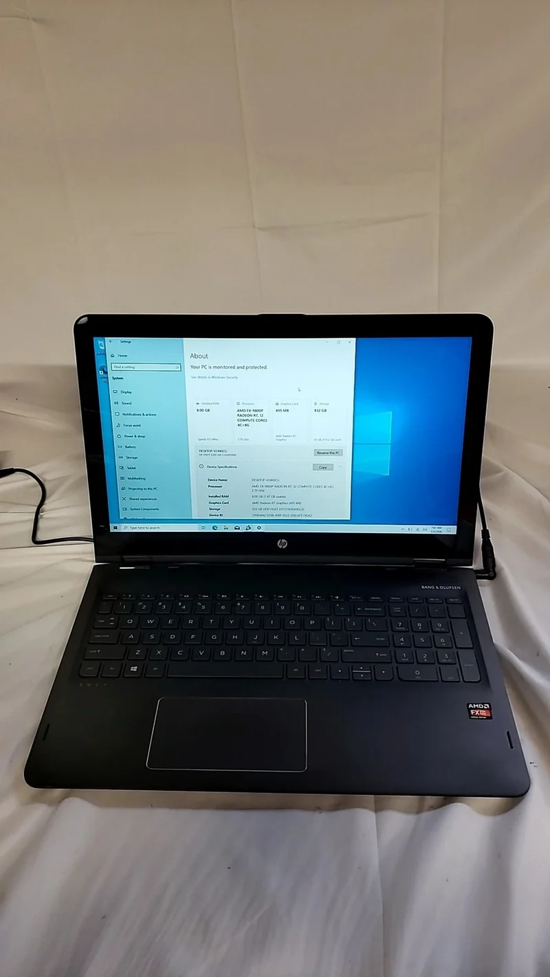 HP ENVY m6 x360 Convertible m6-ar004dx 15.6" Touchscreen Laptop (8GB RAM, 512GB SSD) AMD FX-9800P @ 2.70GHz WINDOWS 11 Laptop