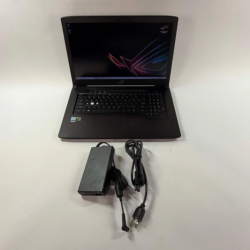 ASUS ROG STRIX GL703VD Gaming 17.3" Intel Core i7 6th Gen. @ 2.6 GHz (16GB RAM, 256GB SSD + 1TB HDD) NVIDIA GTX 1050 WINDOWS 11 BACKLIT
