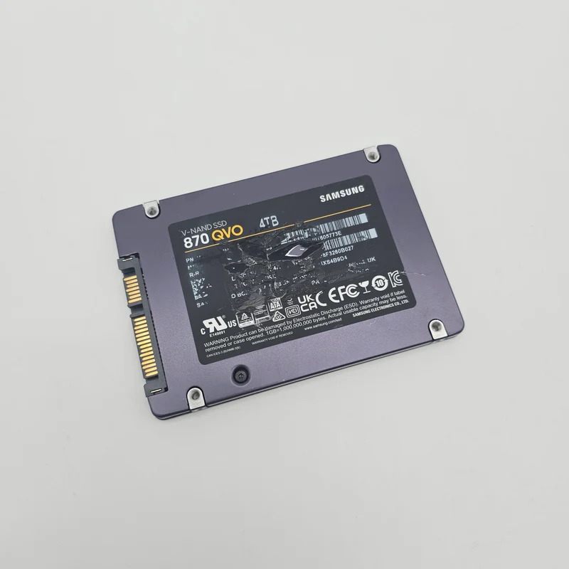 Samsung 870 QVO 4TB SATA SSD Storage
