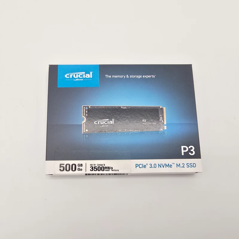 Micron Crucial P3 500GB, 3500MB/s NVMe SSD Storage