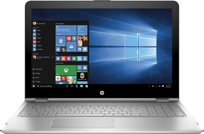 HP Envy X360, M6-AQ103DX - 15.6" FHD TOUCHSCREEN Laptop, Intel Core i5-7200U @ 2.50Ghz (12GB RAM, 1TB HDD) Windows 11