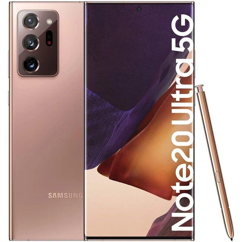 Samsung Galaxy Note 20 ULTRA 5G Unlocked (12GB RAM, 128GB) 6.9in - 12.0 MP, 108.0 MP, T-Mobile MetroPCS Smartphone
