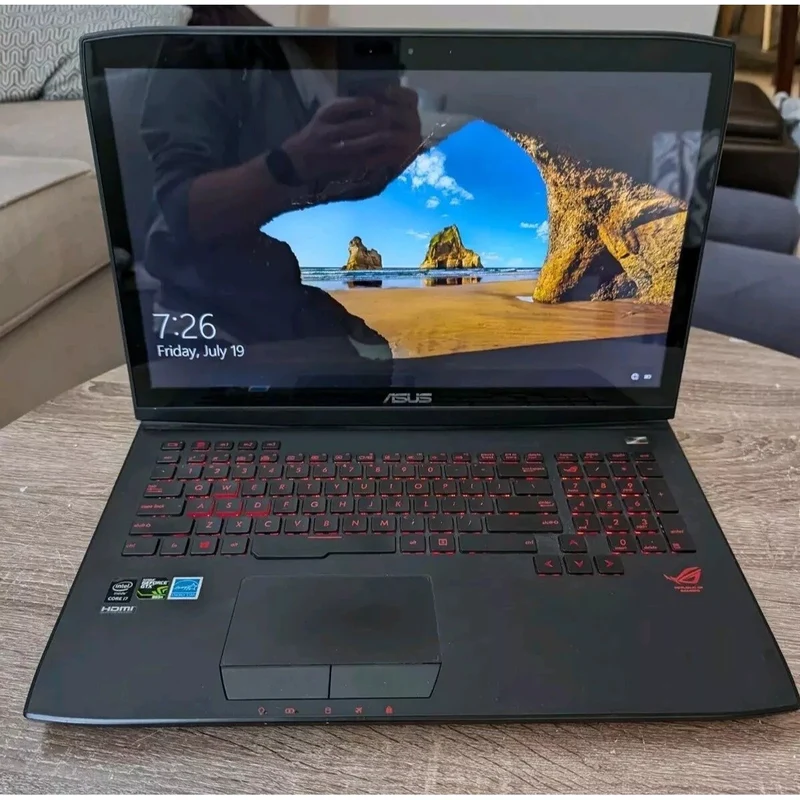 ASUS ROG Gaming TOUCHSCREEN Laptop 17.3" G751J INTEL CORE i7-4720HQ, NVIDIA GEFORCE GTX 970M (16GB RAM, 128GB SSD + 500GB HDD) WINDOWS 10