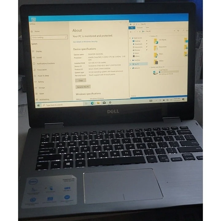 Dell Inspiron 13-7368, 13.3" TOUCHSCREEN LAPTOP CORE I7-6500U (12GB RAM, 512GB SSD) GRAPHICS 520 WINDOWS 10