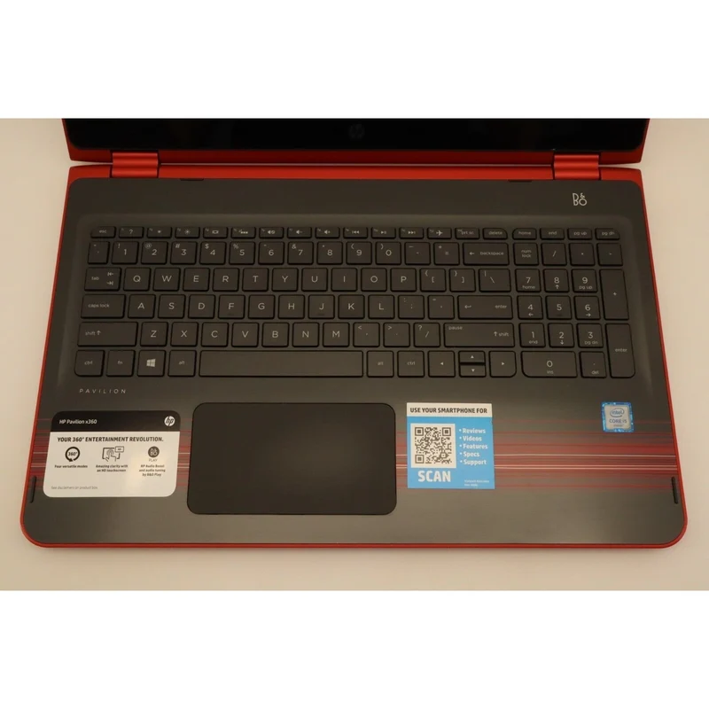HP Pavilion x360 15-bk074nr, 15.6" TOUCHSCREEN DISPLAY, 2-IN-1 LAPTOP, INTEL CORE I5-6th Gen. (8GB RAM, 1TB HDD) BACKLIT KEYBOARD, WINDOWS 11