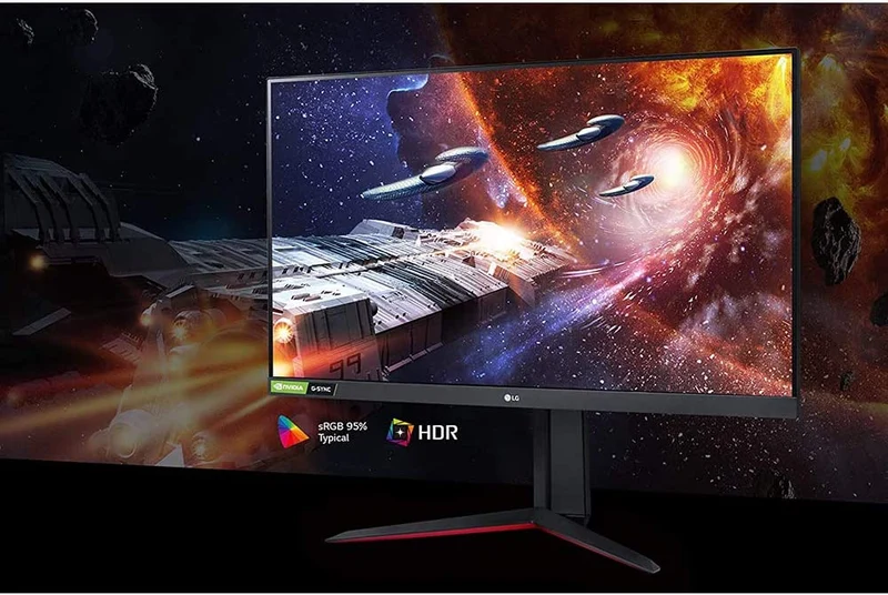 LG 32GN50T-B 32" 165 Hz Class Ultragear FHD Gaming Monitor with G-SYNC Compatibility, AMD FreeSync, HDR10, HDMI DisplayPort