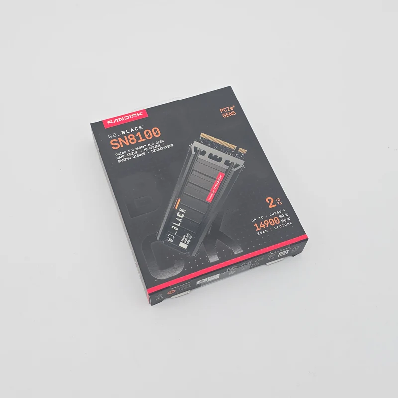 WD_BLACK 2TB SN8100 NVMe SSD Internal Solid State Drive With Heatsink - Gen 5 PCIe 5.0x4, M.2 2280, 14,900 MB/s