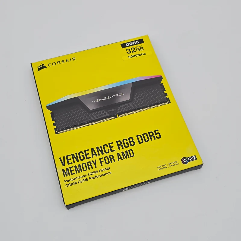 Corsair Vengeance RGB Pro 32GB DDR5 6000MHz, CL30-36-36-76, 2x16GB Memory Sticks