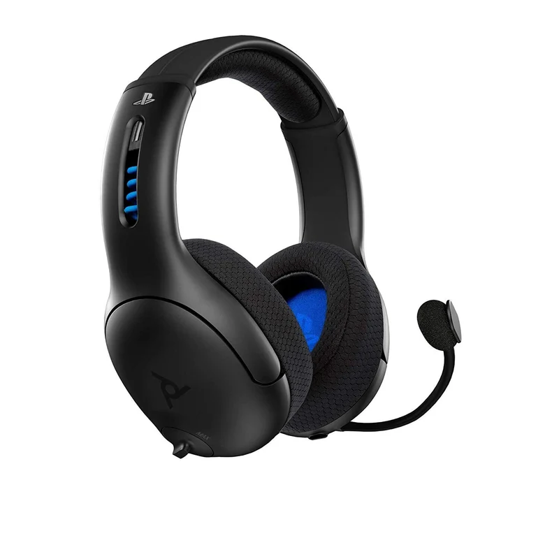 PDP Gaming LVL50 Wireless Stereo Gaming Headset for PS4 w/ Microphone, Noise-cancelling (051-049-NA-LIC) Black