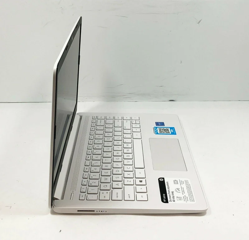 HP 14-dq0002dx 14" HD Notebook, Intel N4020 (4GB Ram, 64GB eMMC Drive) Windows 10 Laptop, White