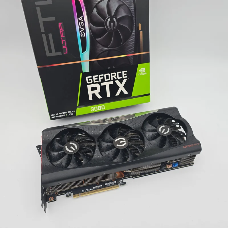 RTX 3080 EVGA FTW3 ULTRA 10GB, NVIDIA Gaming Graphics Card GPU