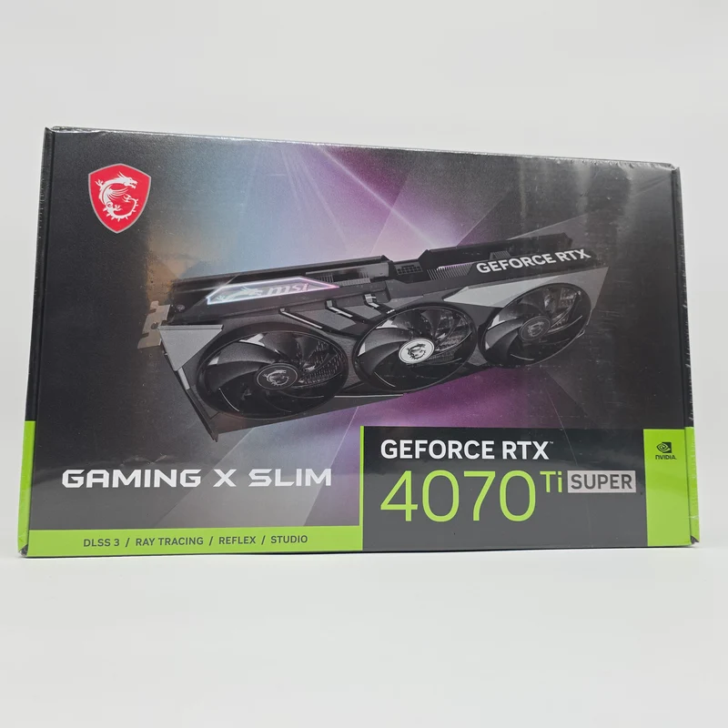 RTX 4070Ti Super MSI Gaming X Slim 16GB, NVIDIA Gaming Graphics Card GPU