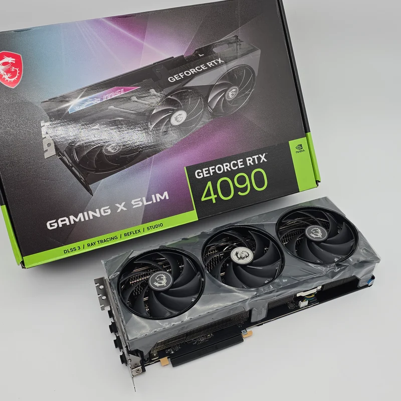 RTX 4090 Gaming X Slim 24GB, NVIDIA Gaming Graphics Card GPU, Brand New