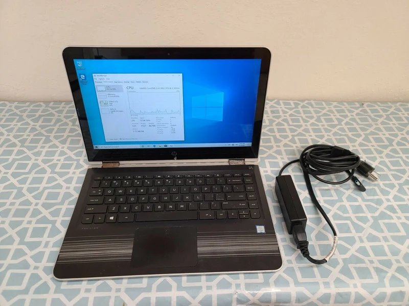 HP Pavilion x360 Touch-Screen Convertible Laptop, 13.3", m3-u101dx, Intel Core i3-6100u, 2-in-1 (6GB Ram, 480GB Storage) Windows 10