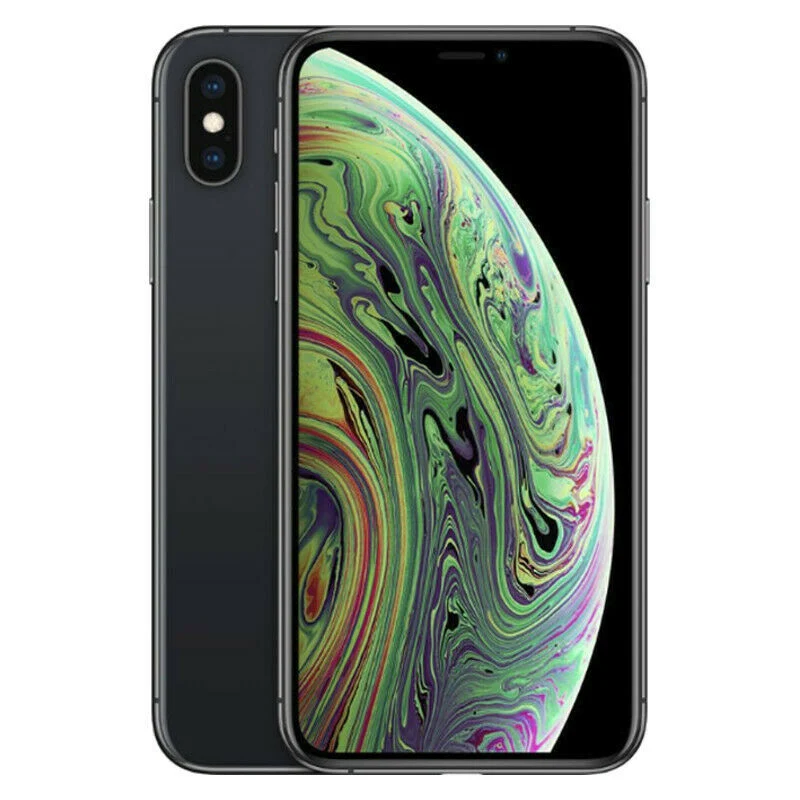 Apple iPhone XS (64GB) GSM + CDMA Verizon Unlocked T-Mobile AT&T, 12MP, 5.8" Smartphone, Gray