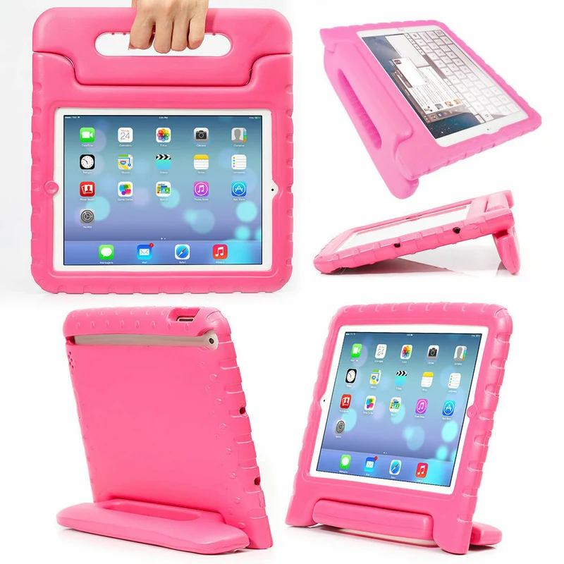 Kids Shockproof Foam Case Handle Cover Stand for iPad Air 1st Generation, iPad Air 2nd Generation