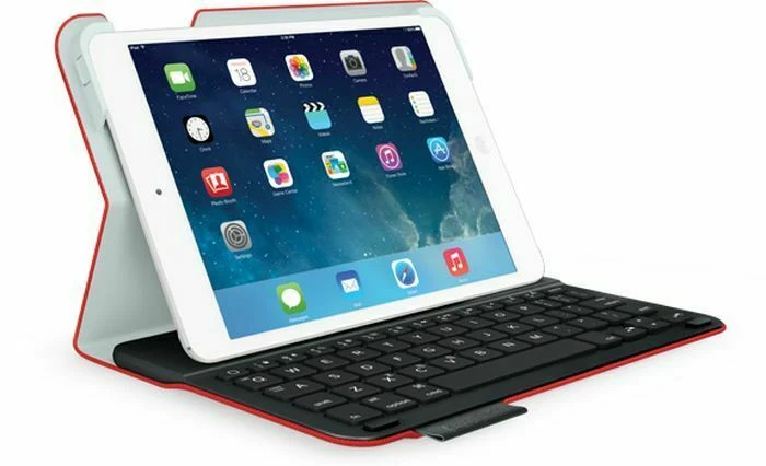 Logitech Ultrathin Keyboard Folio, Mars Red For iPad Air 1, Air 2, iPad 5th Gen 9.7" (2017), iPad 6th Gen 9.7" (2018)