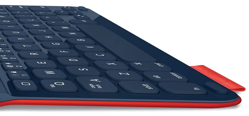 Logitech Ultrathin Keyboard Folio, Mars Red For iPad Air 1, Air 2, iPad 5th Gen 9.7" (2017), iPad 6th Gen 9.7" (2018)