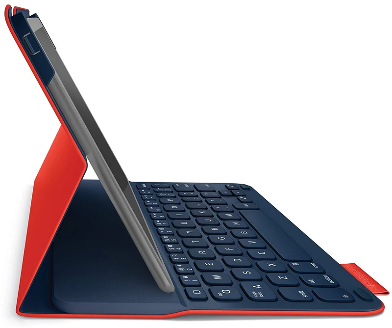 Logitech Ultrathin Keyboard Folio, Mars Red For iPad Air 1, Air 2, iPad 5th Gen 9.7" (2017), iPad 6th Gen 9.7" (2018)