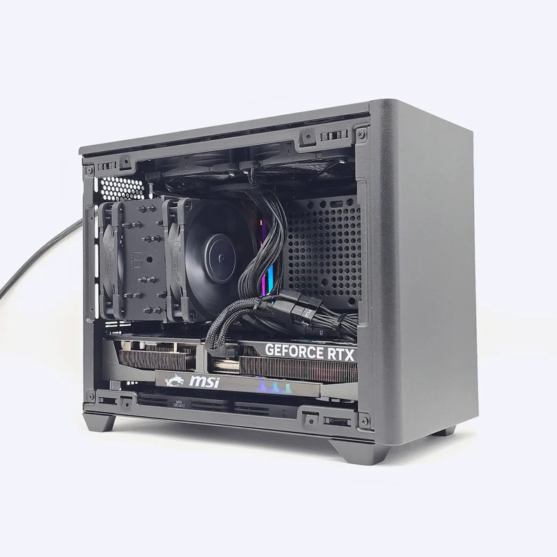 RTX 5080, Ryzen 9 7950X3D, 96GB DDR5, 2TB NVMe, Custom Mini-ITX Gaming PC