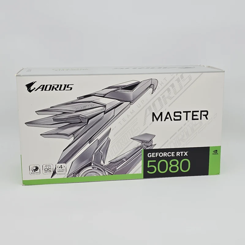RTX 5080 Gigabyte Aorus Master Ice OC 16GB, NVIDIA Gaming Graphics Card GPU