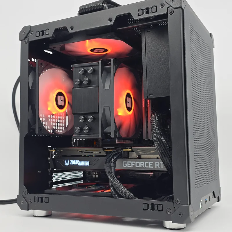 NVIDIA RTX 3060 Ti, Intel Core i7-9700F, 32GB DDR4, Mini-ITX Gaming PC