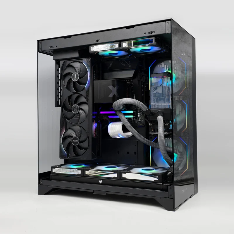 NVIDIA RTX 5090, Ryzen 7 9800X3D, 48GB 7200MHz DDR5, Custom Liquid Cooled Gaming PC