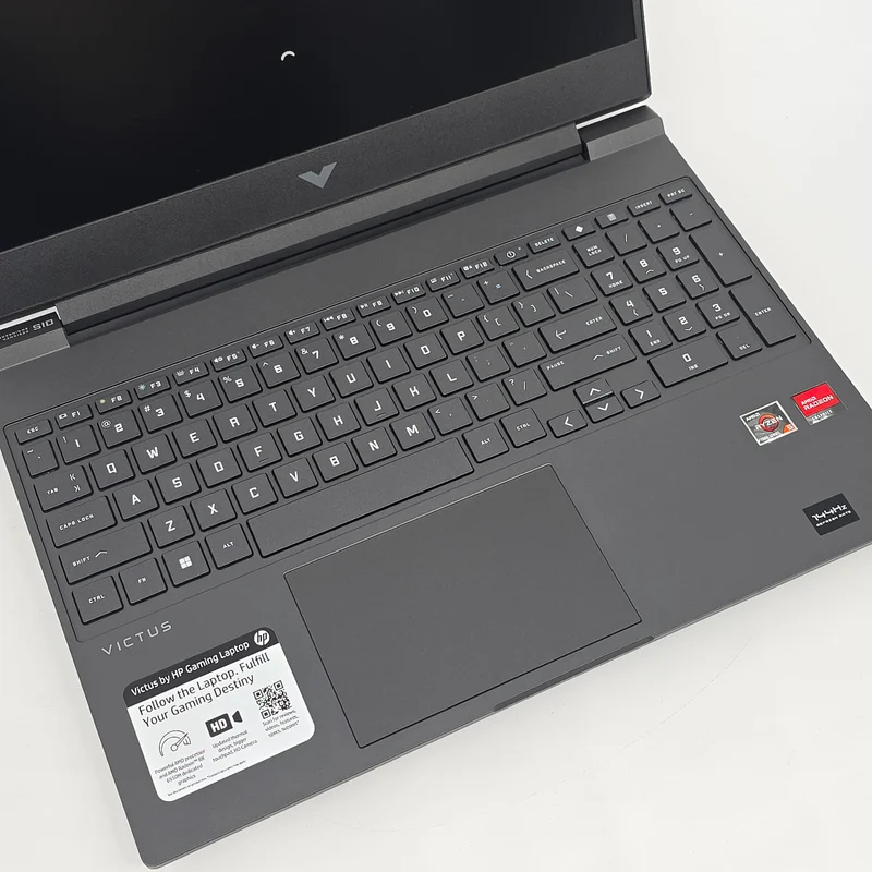 HP Victus 15 Gaming Laptop, AMD Radeon 6550M, Ryzen 5 7535HS, 1080p 144Hz