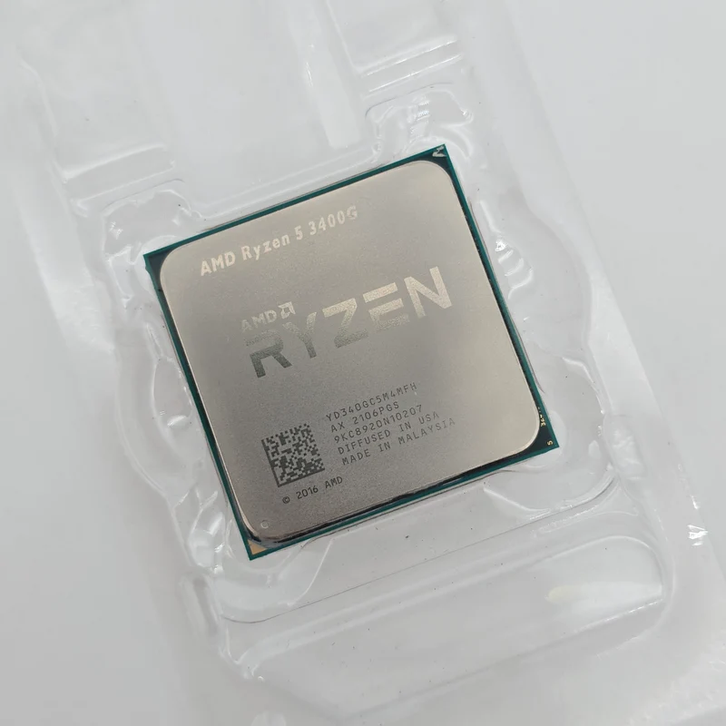 AMD Ryzen 5 3400G, Socket AM4 Gaming Processor CPU w/ Integrated Graphics