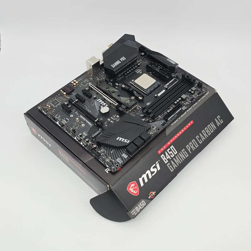 MSI B450 Gaming Pro Carbon AC Motherboard + AMD Ryzen 7 3700X Gaming Processor Combo