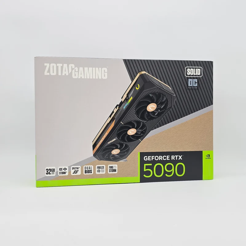 RTX 5090 Zotac Solid OC 32GB, NVIDIA Gaming Graphics Card GPU