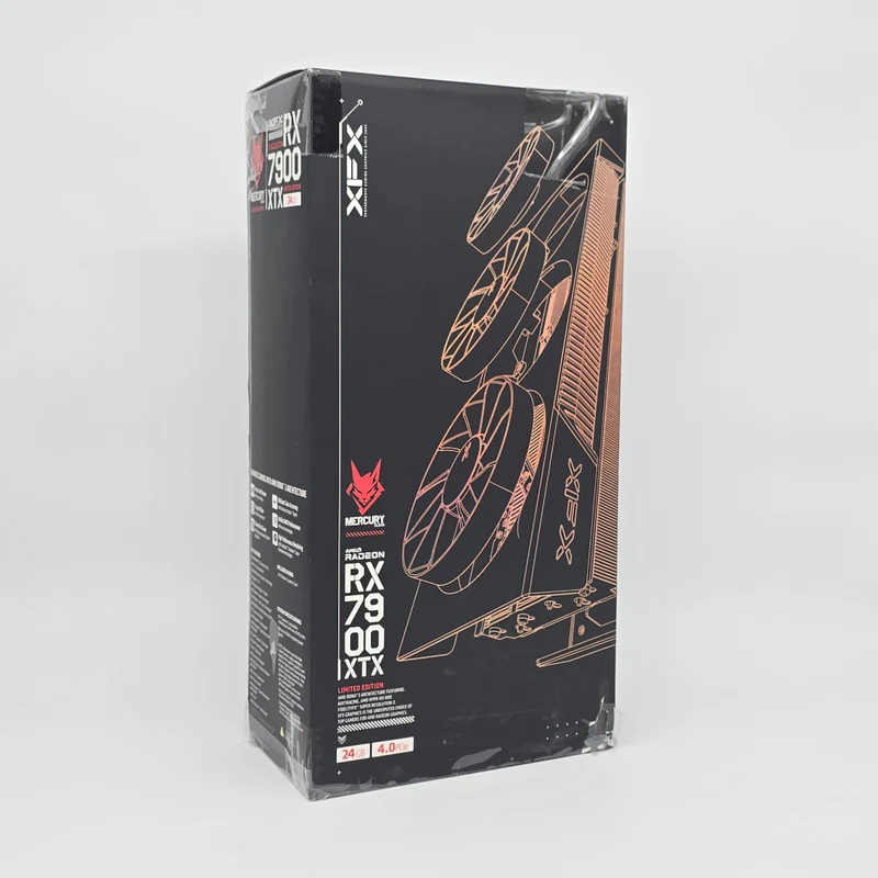 RX 7900 XTX XFX Mercury Magnetic Air 24GB LE, AMD Gaming Graphics Card GPU, 7900XTX