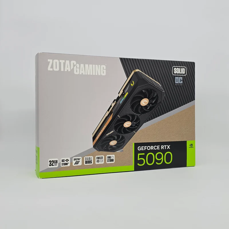 RTX 5090 Zotac Solid OC 32GB, NVIDIA Gaming Graphics Card GPU