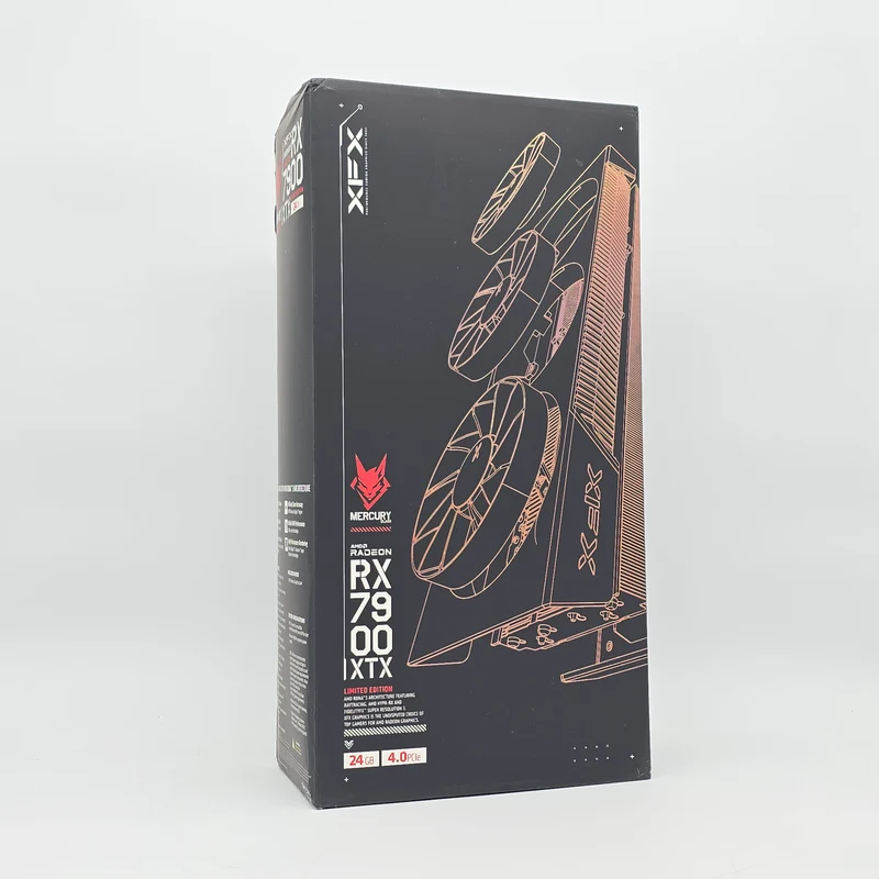 RTX 7900 XTX XFX Mercury Magnetic Air Limited Edition 24GB, AMD Gaming Graphics Card GPU, 7900XTX