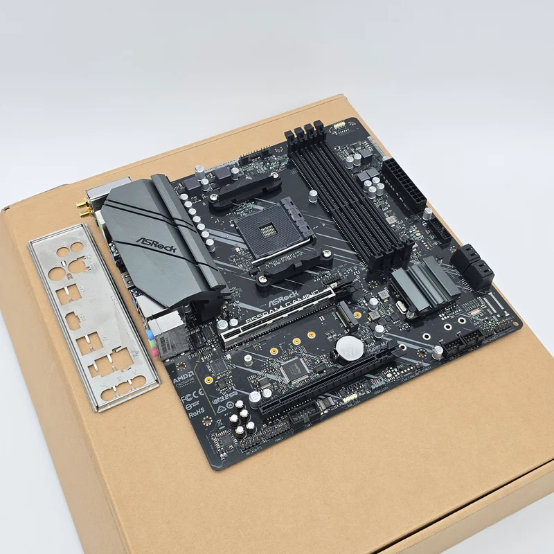 ASRock B550AM WiFi, Socket AM4 AMD Gaming Motherboard