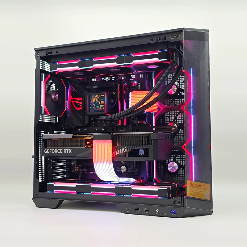 RTX 4090, Intel i9-14900K, 64GB DDR5, 4TB NVMe, Custom LCD Liquid Cooled RGB Gaming PC