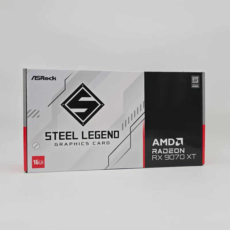 RX 9070XT ASRock Steel Legend 16GB, AMD Radeon Gaming Graphics Card GPU