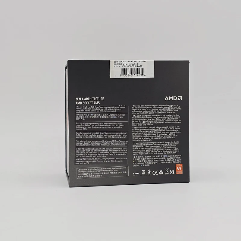 Ryzen 9 7950X, AMD Socket AM5 Gaming Processor CPU, New Sealed
