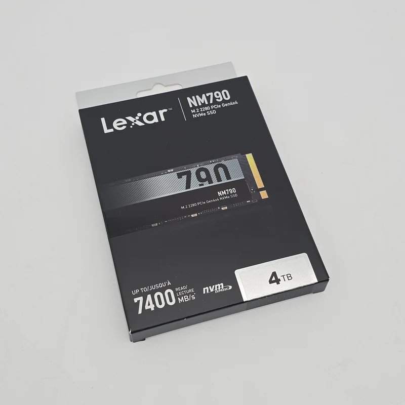 Lexar 4TB NVMe SSD NM790 Gen 4, 7400MB/s, Sealed M.2 Drive