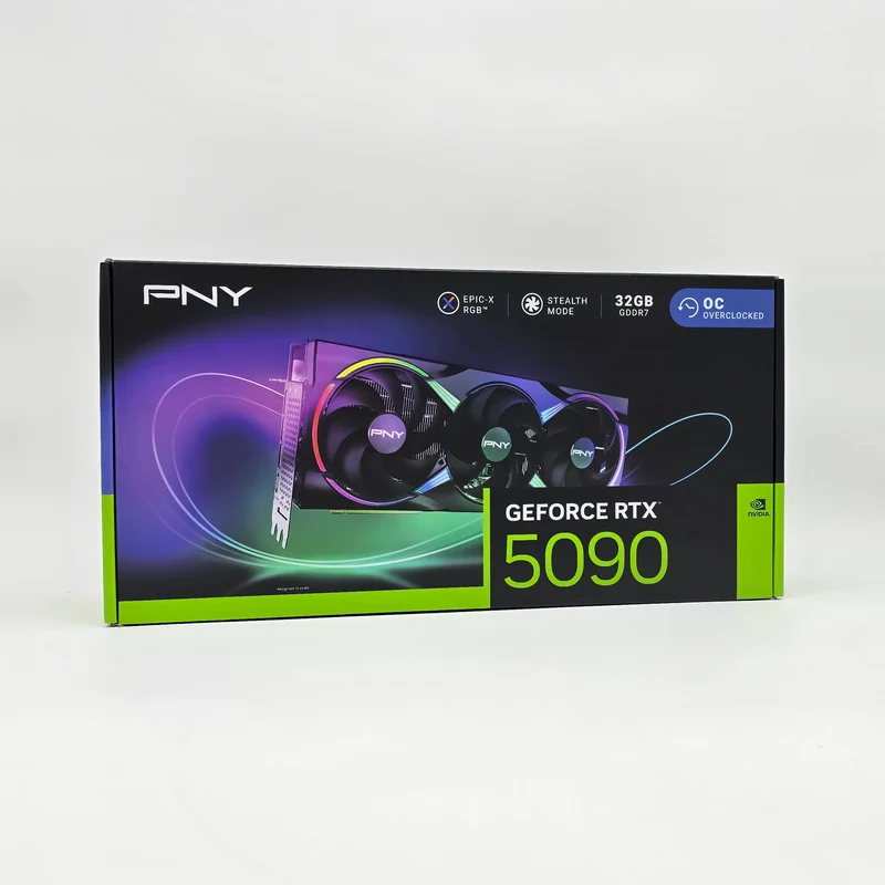 RTX 5090 PNY EPIC-X RGB OC 32GB, NVIDIA Gaming Graphics Card GPU